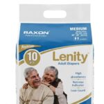 Raxon Lenity Premium Adult Diapers Medium Size Front Pack - Zen Enterprise